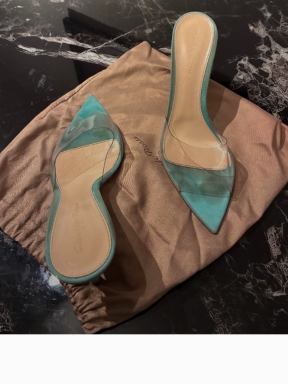 GIANVITO ROSSI MULES HEELS